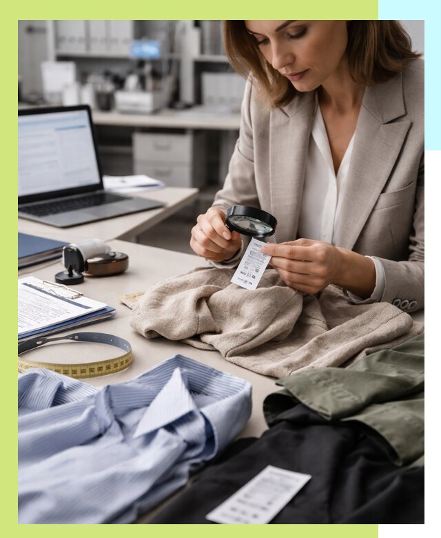 Сертификация одежды и текстиля в Кингисеппе, быстрая экспертиза