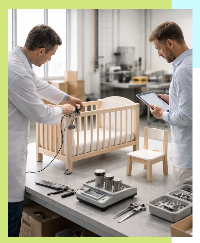 Сертификация детской мебели и проверка безопасности в Кингисеппе