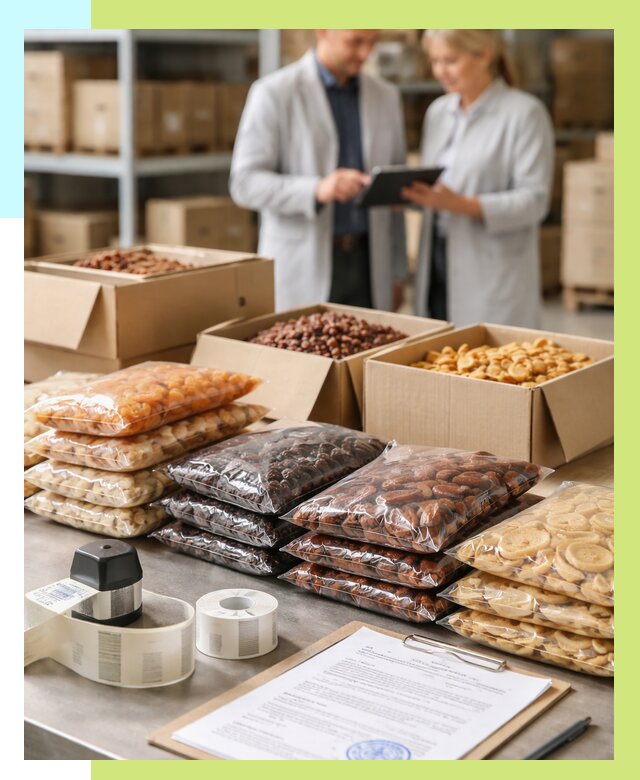 Сертификация сухофруктов в Кингисеппе от 12461 р. | Алешин-Кгп под ключ