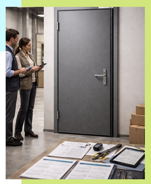 Сертификация противопожарных дверей в Кингисеппе от 9346 р. | Алешин-Кгп