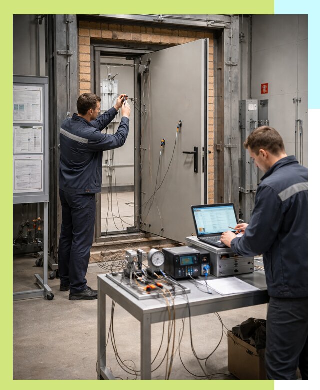 Сертификация противопожарных дверей в Кингисеппе по ГОСТ и ТР