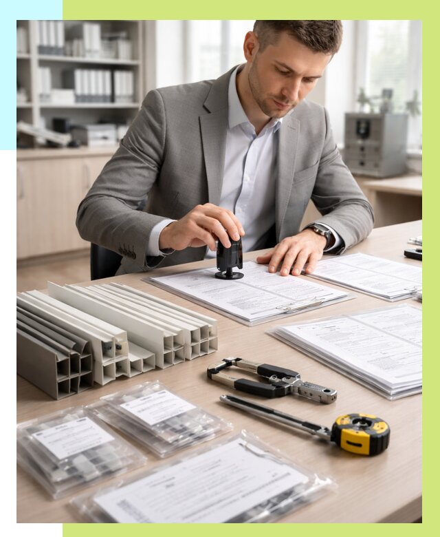 Сертификация ПВХ продукции в Кингисеппе от 8826 р., Алешин-Кгп