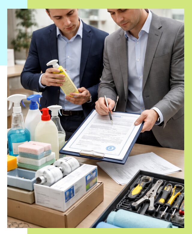 Сертификация хозяйственных товаров в Кингисеппе, от 18691 р. |Алешин-Кгп