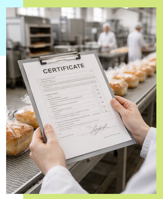 Сертификация хлеба, ТУ и декларация в Кингисеппе от 12461 р. | Алешин-Кгп