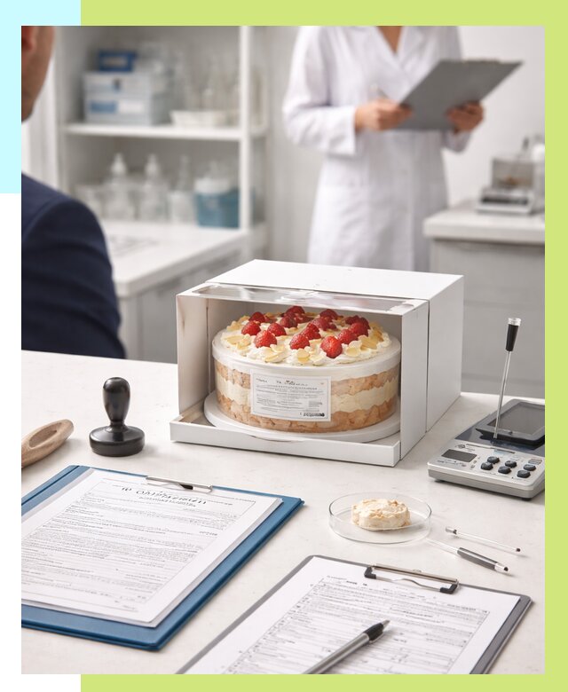 Сертификация тортов в Кингисеппе от 9346 р. заказать | Алешин-Кгп