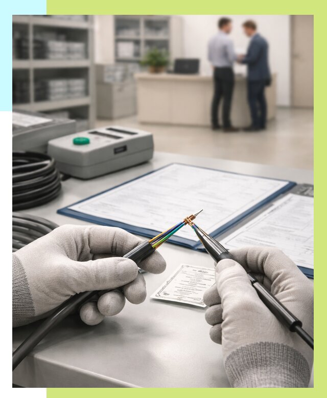 Сертификация провода в Кингисеппе от 18691 р. в Алешин-Кгп