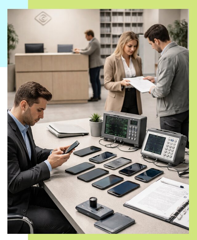 Сертификация телефонов в Кингисеппе от 25960 р. под ключ | Алешин-Кгп