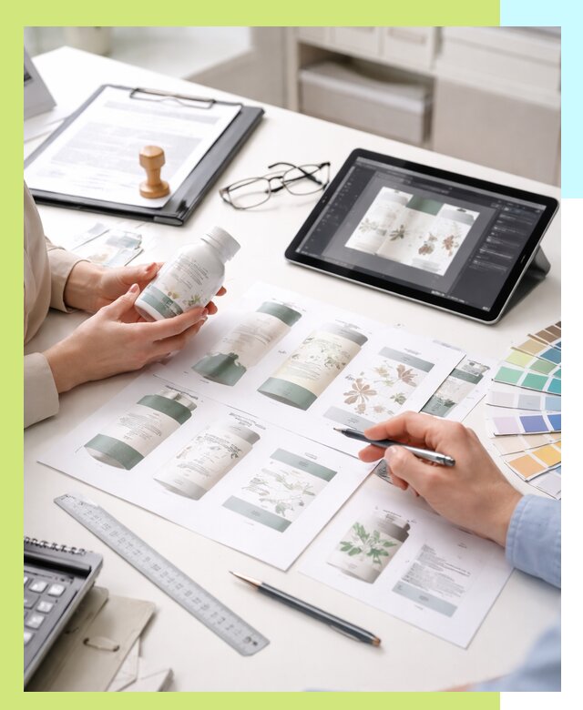 Профессиональная разработка дизайна и текста этикетки продукции в Кингисеппе