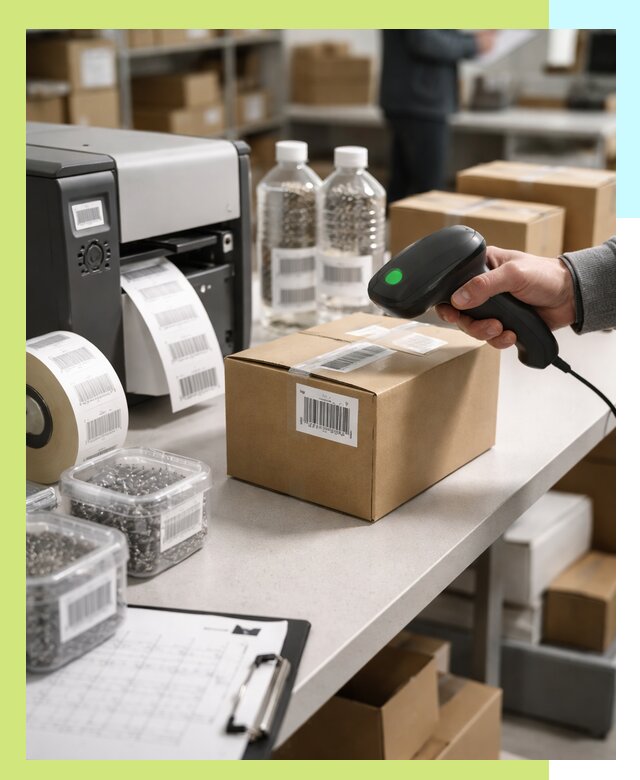 Штрихкодирование продукции и маркировка для продажи в Кингисеппе