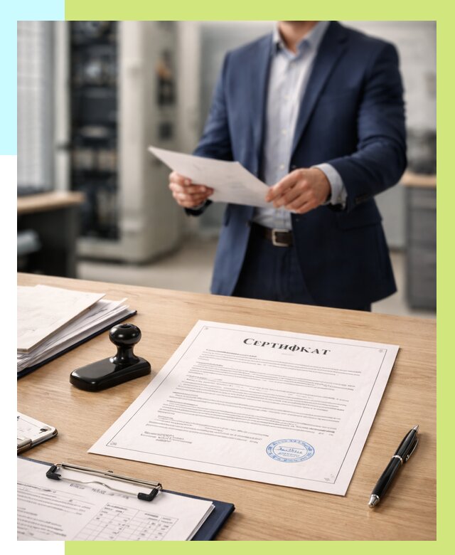 Сертификат на оборудование в Кингисеппе от 15576 р. | Алешин-Кгп