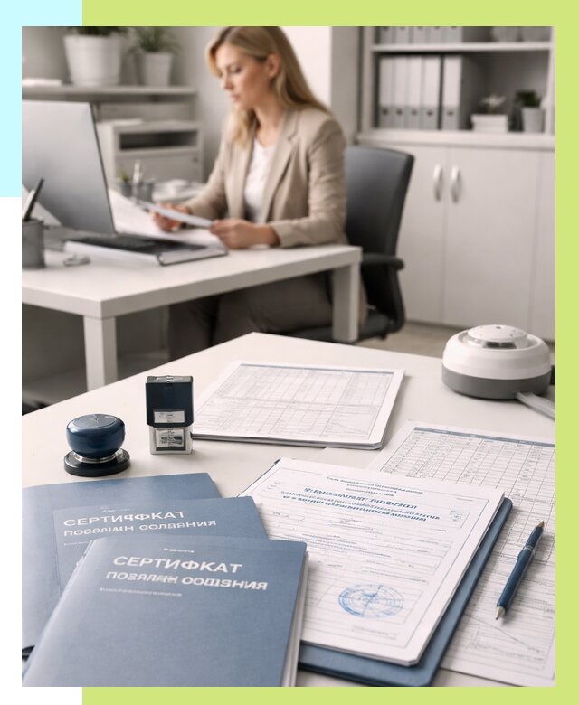 Сертификаты пожарной безопасности в Кингисеппе от 15576 р. | Алешин-Кгп