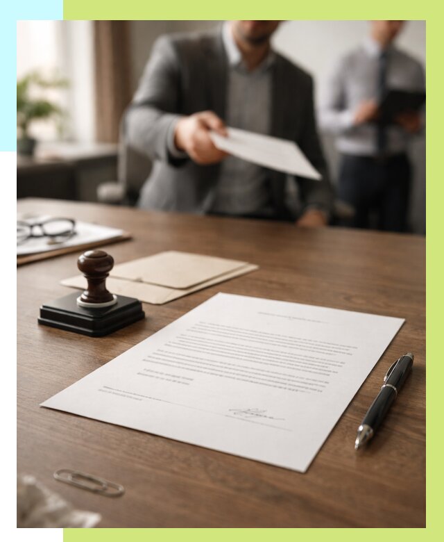 Отказное письмо по сертификации в Кингисеппе от 3634 р. | Алешин-Кгп