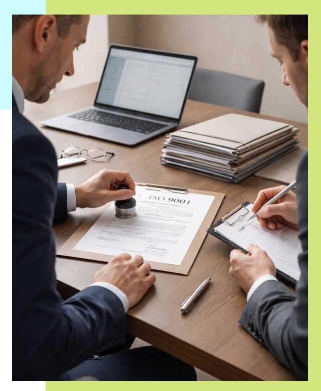 Сертификат ISO 9001 в Кингисеппе купить от 83072 р. | Алешин-Кгп