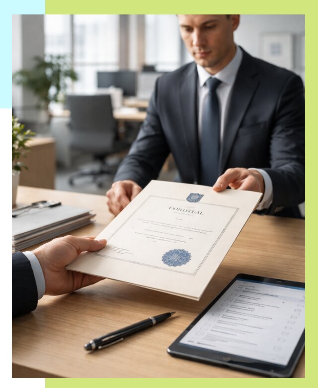 Сертификат ISO 30301 в Кингисеппе от 36344 р. | Алешин-Кгп - под ключ