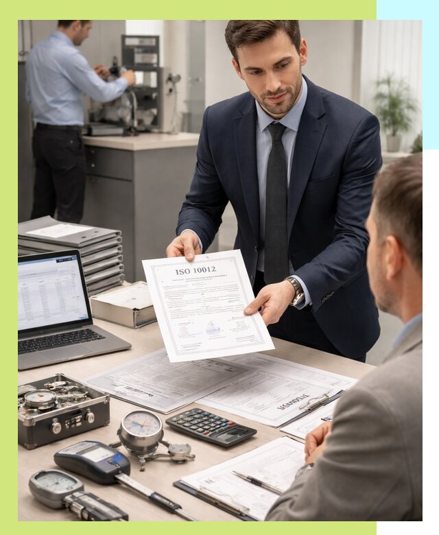 Выдача сертификата ISO 10012 по требованиям метрологии в Кингисеппе