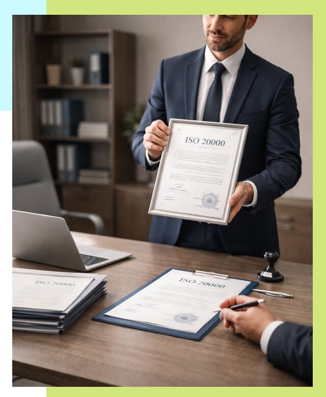 Сертификат ISO 20000 в Кингисеппе под ключ от 124608 р., Алешин-Кгп