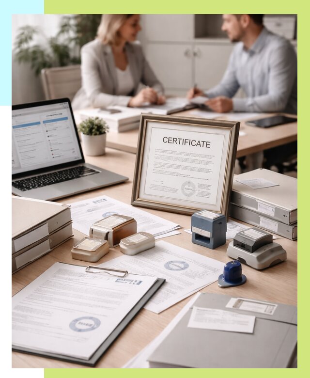 Сертификация компании в Кингисеппе от 46728 р. | Алешин-Кгп — заказ